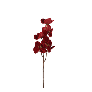 Luxurious velvet touch dogwood spray