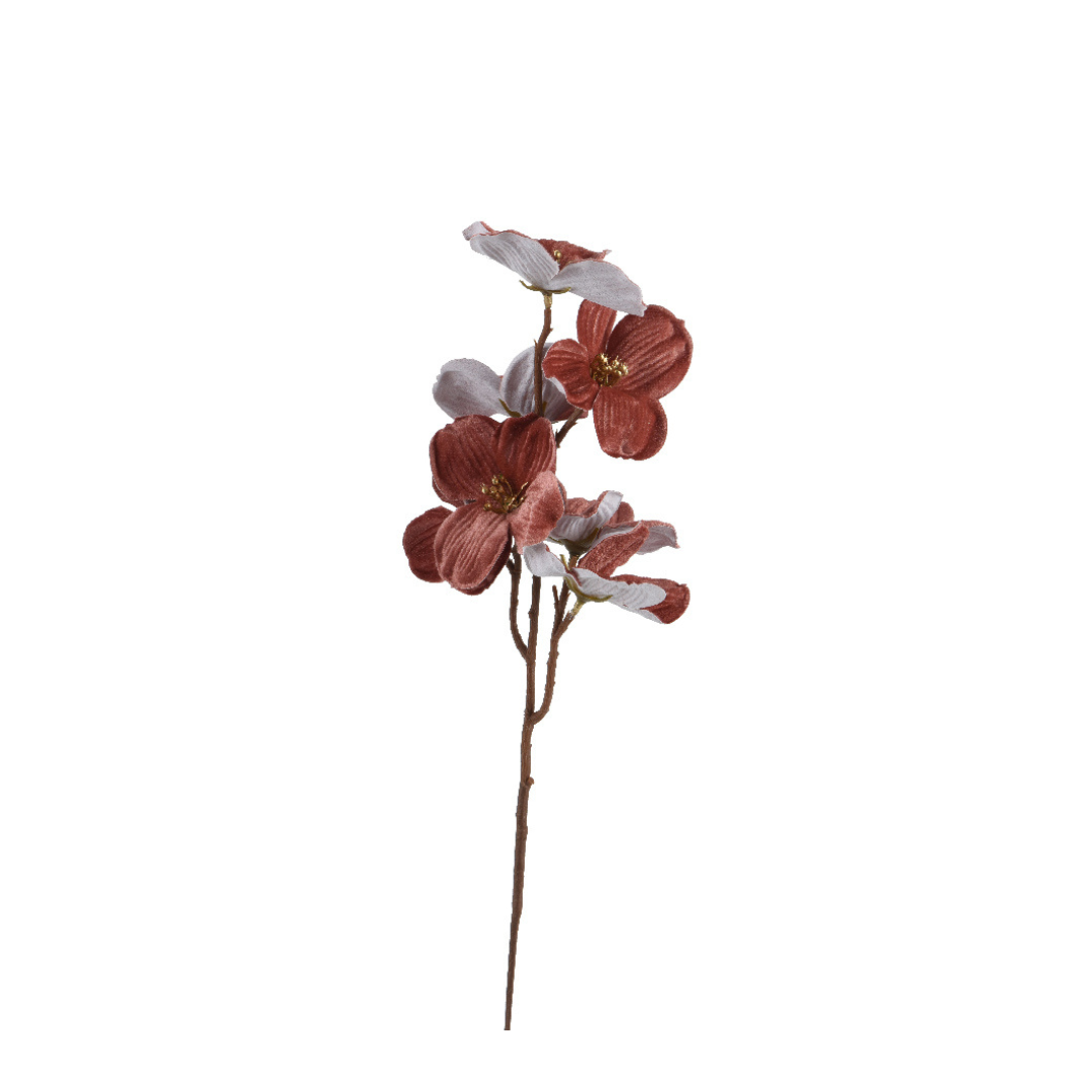 Luxurious velvet touch dogwood spray