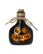 Halloween pottery light up bottles