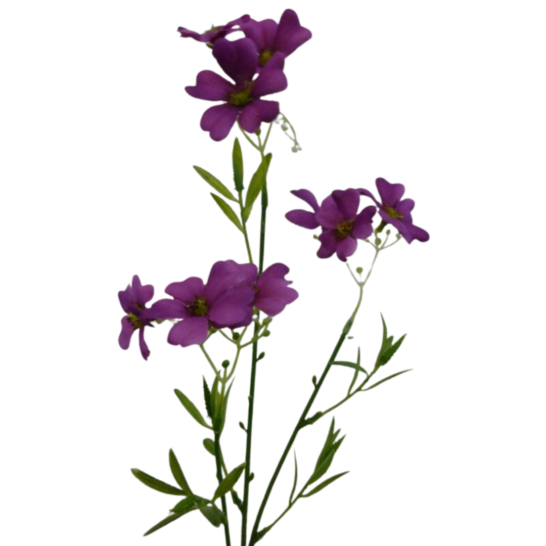 58cm Linum Spray - Four Colours