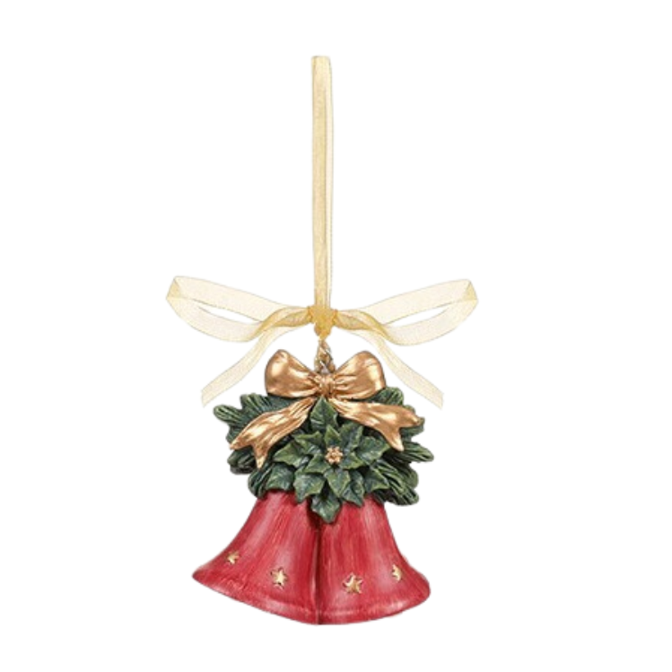 8cm Hanging Double Bell