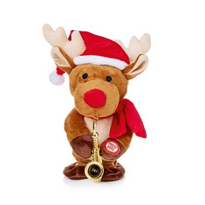 20cm Dancing Musical Reindeer