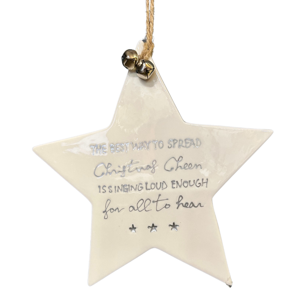 Christmas Star hanging decoration