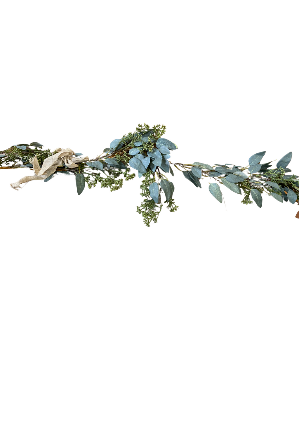 Eucalyptus garland with hessian bow