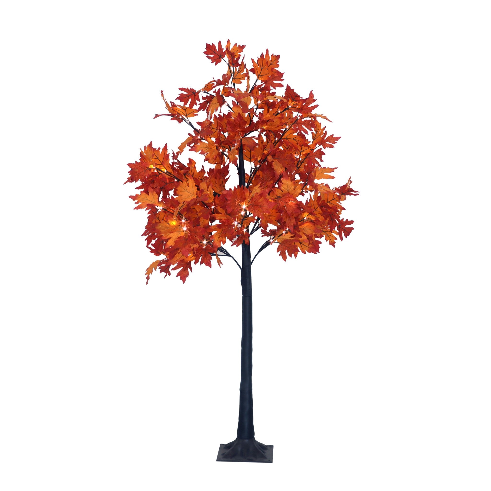 140 warm white LED 1.5m Maple Leaf Tree mains powered