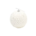 White glitter bauble