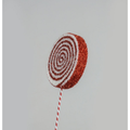 Candy Cane swirl tinsel dec