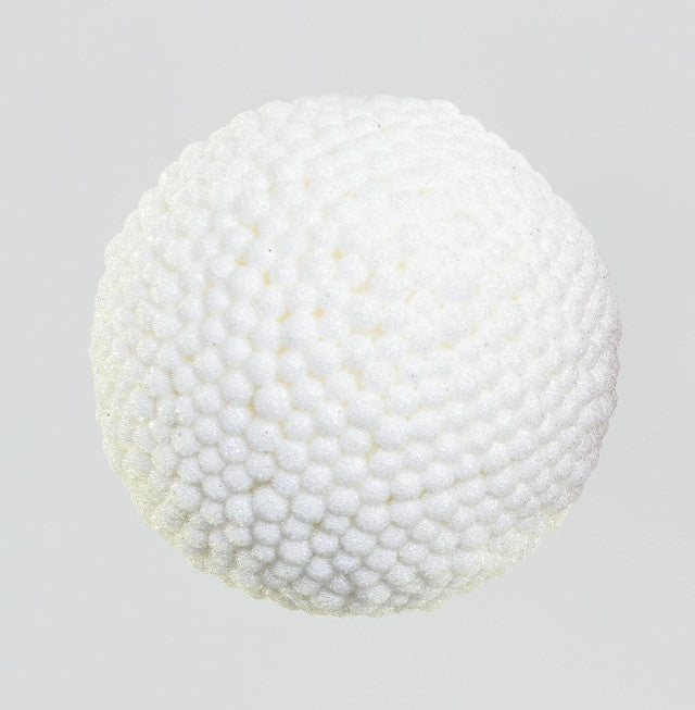 14cm Ice Cluster Ball Decoration White