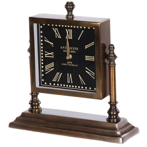 Antique brass Brown Thomas mantle clock