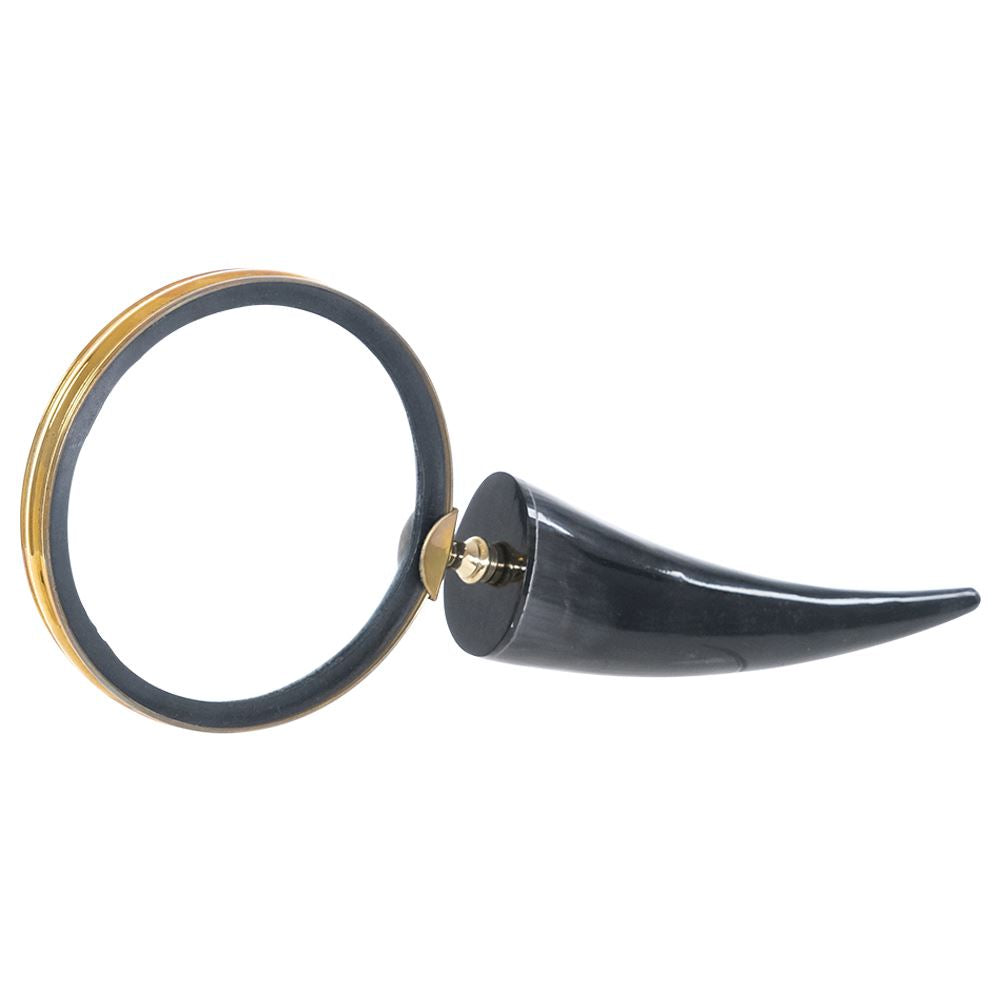 Horn shaped handle magnifying glass-Large