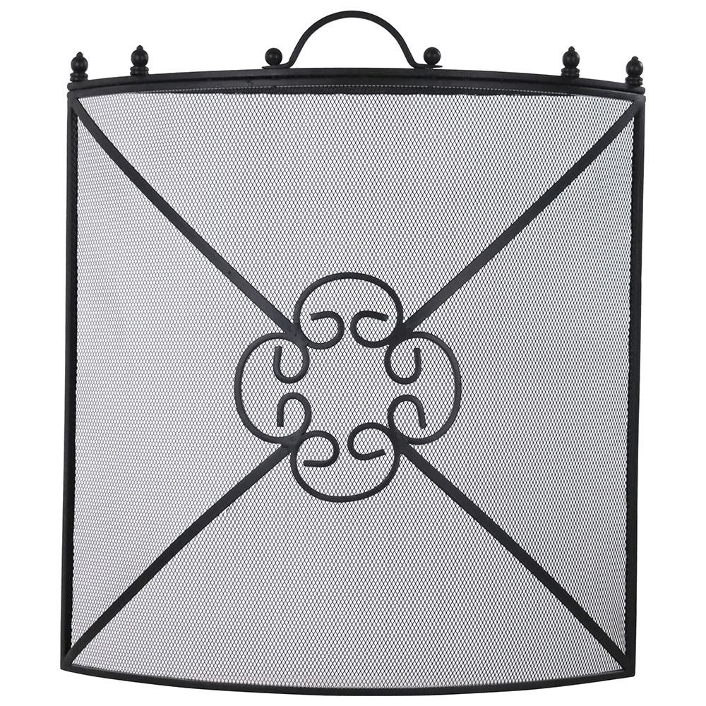 Black curved spark guard