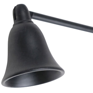 Black candle snuffer with wooden handles