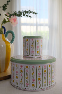 Pastel Meadow Chocolate Tin