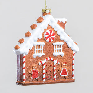 Gingerbread house hanging decoration