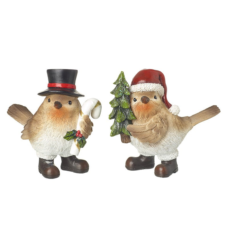 Christmas robin ornaments