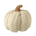 Large cream knit effect pumpkin