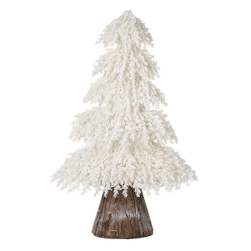 White Christmas tree