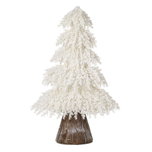 White Christmas tree