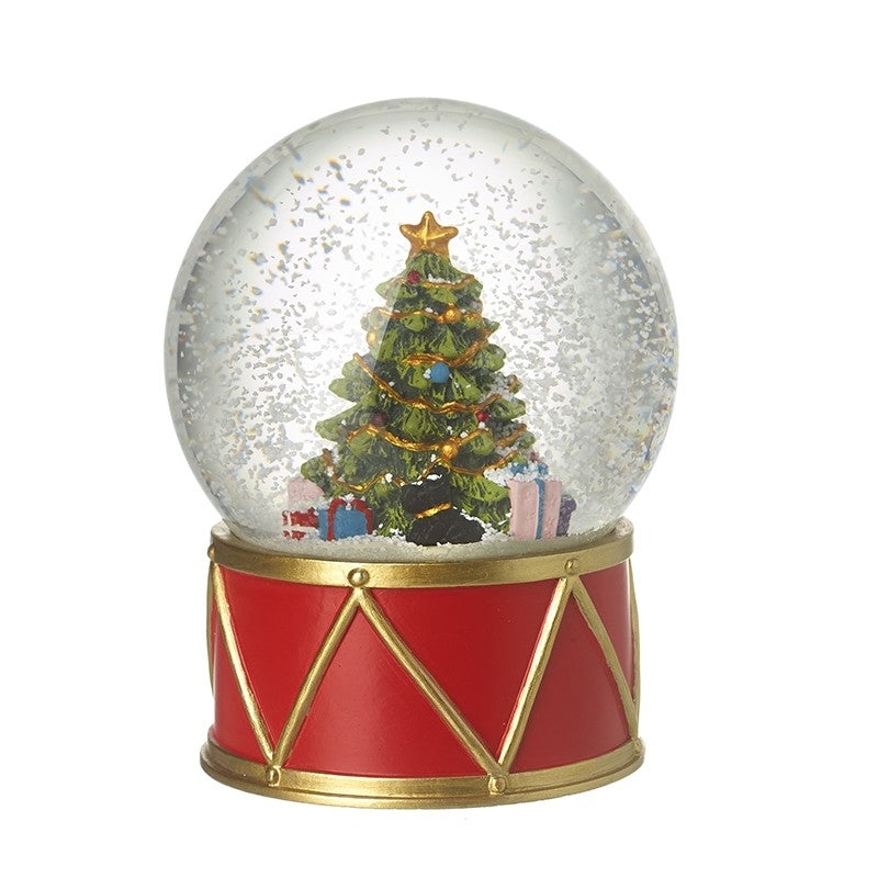 Snowglobe with Christmas trees and presents