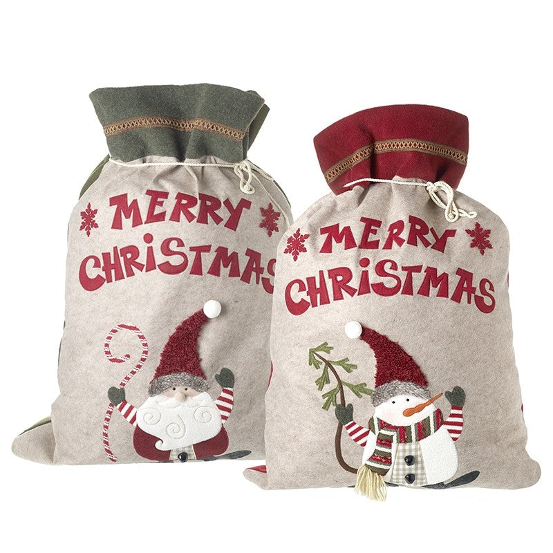 Merry Christmas present sack