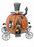 Light up Halloween pumpkin carriage