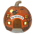 Light up Halloween pumpkin house