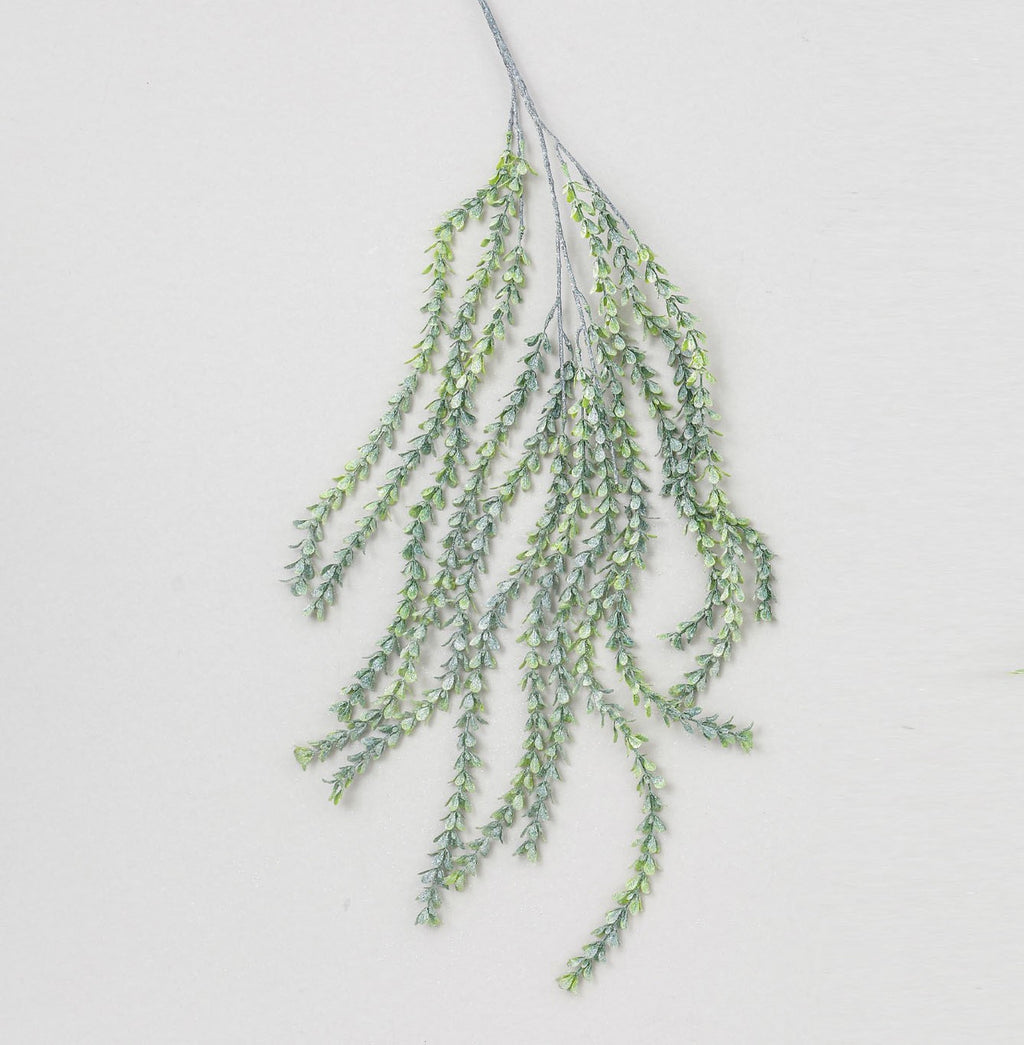 134cm coin green leaf hanging spray
