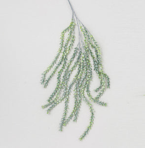 134cm coin green leaf hanging spray