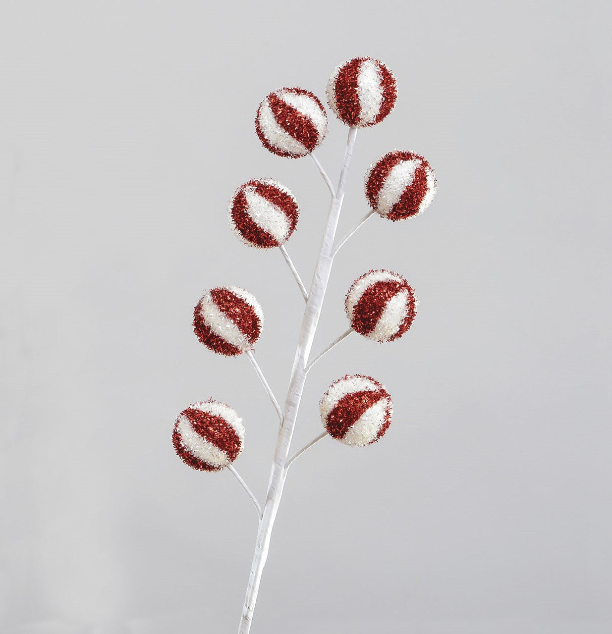 Candy cane ball spray