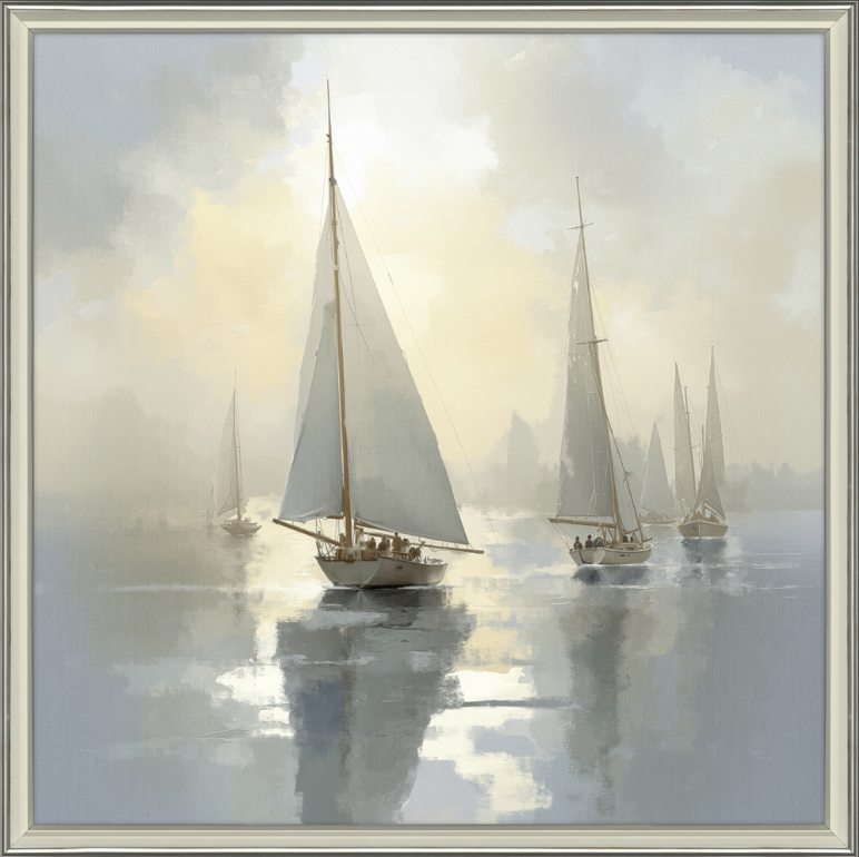 Silent Sailing by Steve Hunziker