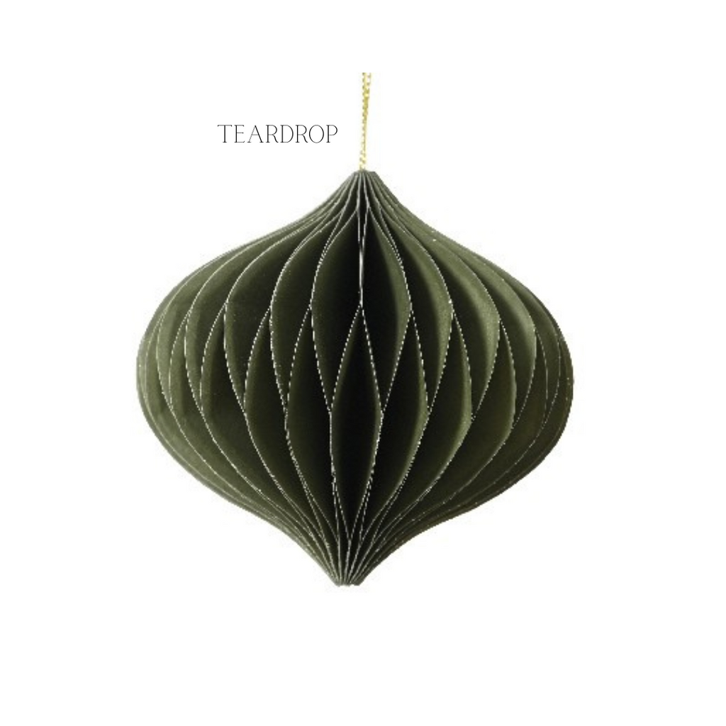 Green Paper Hanging Decorations