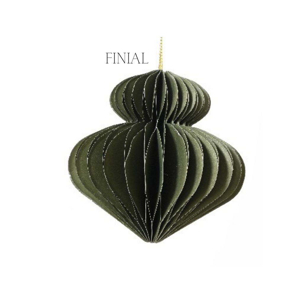 Green Paper Hanging Decorations