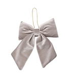 White velvet hanging bow (Large)