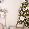 White velvet hanging bow (Large)