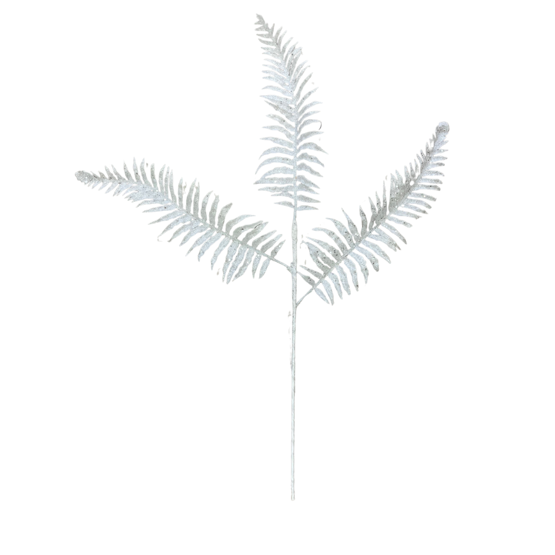 Glitter Boston fern white