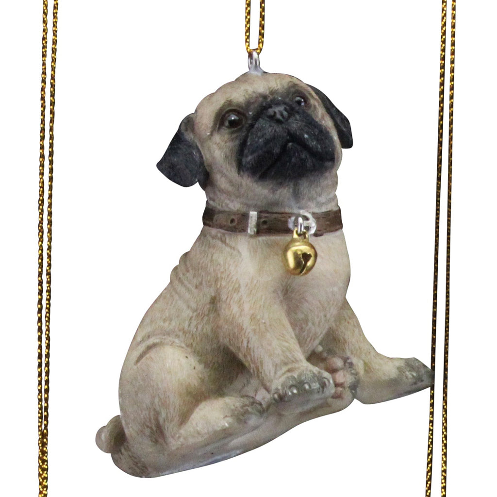 Canine friends hanging decorations