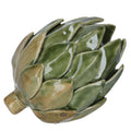Antiqued ceramic artichoke ornament