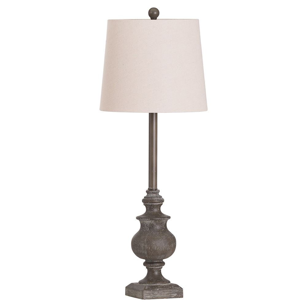 Calven grey table lamp