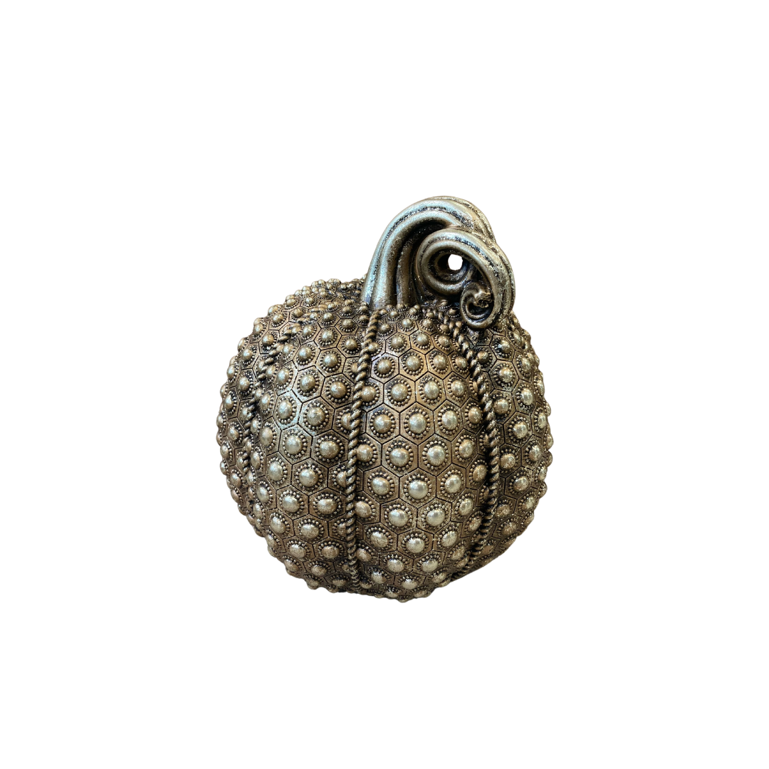 Luxurious gold embossed pumpkins