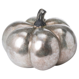 Silver foil squat pumpkin