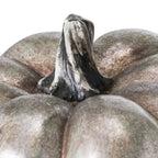 Silver foil pumpkin - large