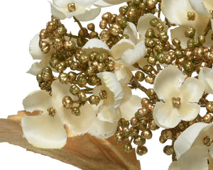 Christmas hydrangea in cream