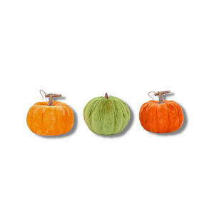 Velvet pumpkins (9cm)