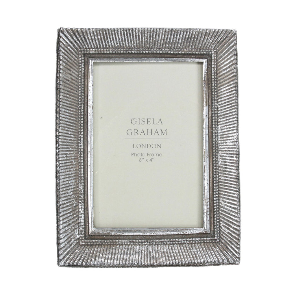 Silver fantail resin photo frame 4 x 6
