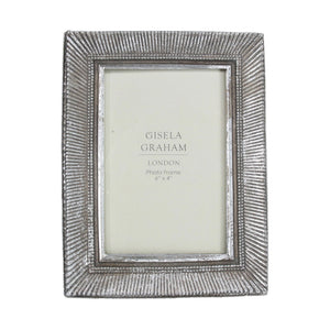Silver fantail resin photo frame 4 x 6