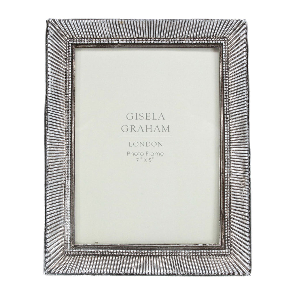 Silver fantail resin photo frame 5 x 7