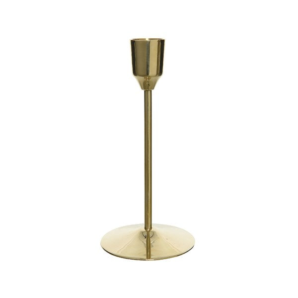 Gold candle holder medium