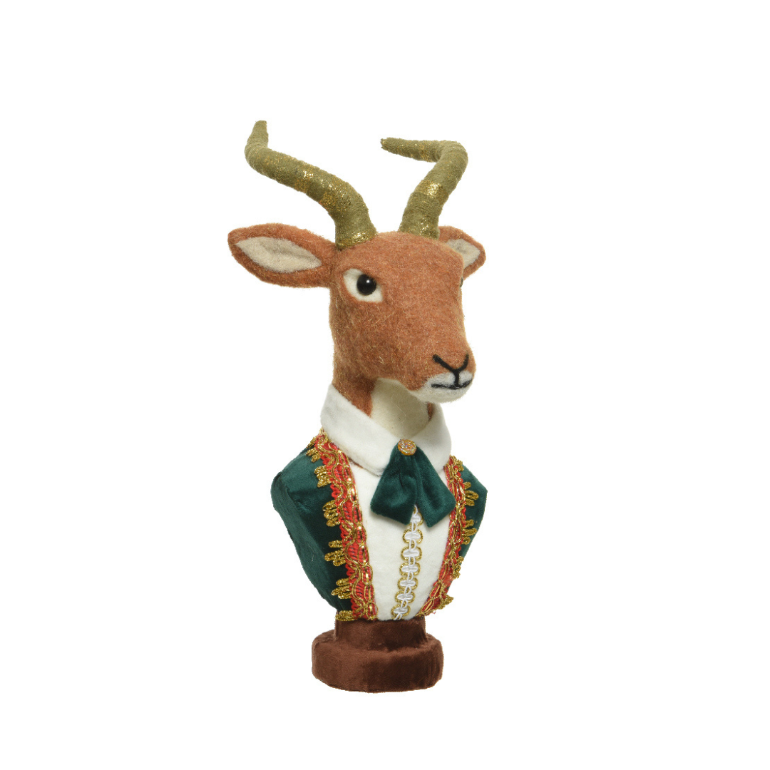 Wool deer ornaments