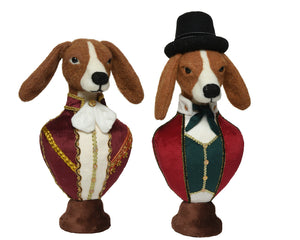 Wool dog ornaments