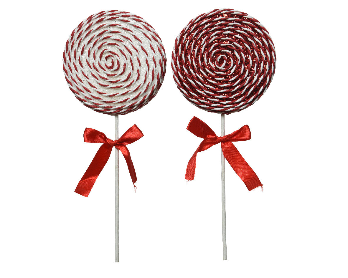 Candy cane foam lollipops (Small)